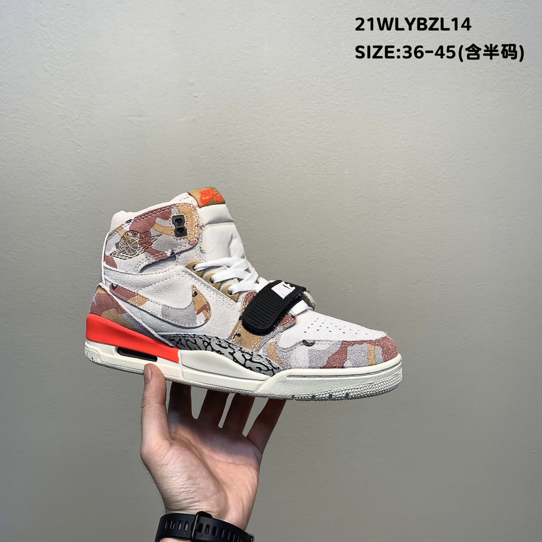 2021 Jordan Legacy 312 White Red Yellow - Click Image to Close